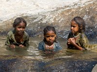 Playing in the river