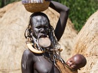 Mursi Mother and Child