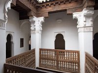 Inside Medersa Ben Youssef